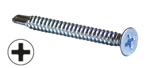 Vis autoperceuse TF 4,2x32mm zinguée - 500 pces